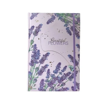 Блокнот ТМ 4Profi Beautiful flowers A5 lavender