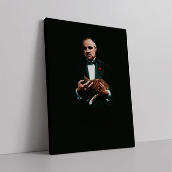 Интерьерная картина Крёстный отец, The Godfather, 60×43 см (id3292)