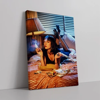 Интерьерная картина Криминальное чтиво, Ума Турман, Pulp Fiction (1994), 42×30 см (id3404)