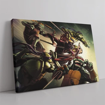 Інтер'єрна картина Черепашки-ніндзя, Ninja Turtles, TMNT, 42×30 см (id6565)