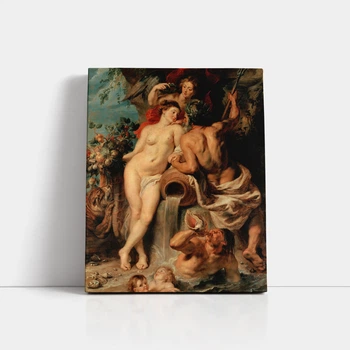 Інтер'єрна картина Союз Землі та Води, Рубенс, Rubens, Union of Earth and Water, 37×30 см (id6672)