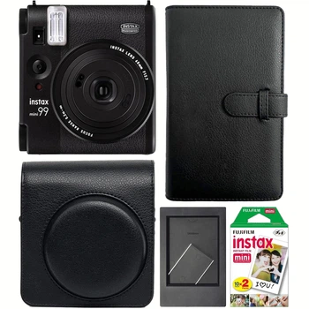 Набор камера моментальной печати Fujifilm Instax Mini 99 Black + чехол + фотопленка 20 шт + фотоальбом 108 + фоторамка