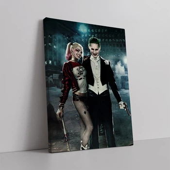 Интерьерная картина Отряд Самоубийц, Джокер и Харли Квинн, Suicide Squad, 42×30 см (id4095)
