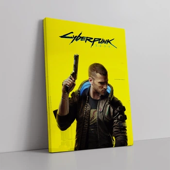 Интерьерная картина Киберпанк 2077, Cyberpunk 2077, 42×30 см (id3839)