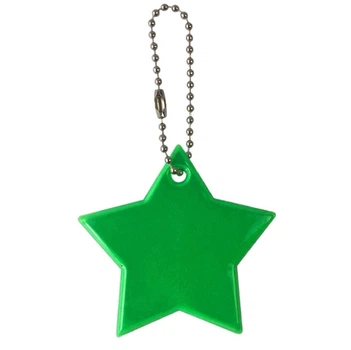 Брелок светоотражающий звезда Flickers фликер Зеленый