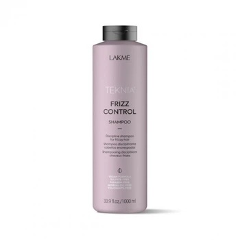 Безсульфатний дисциплінуючий шампунь LAKME TEKNIA Frizz Control Shampoo для неслухнаного волосся 1000 мл