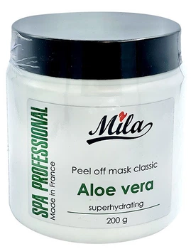 Альгінатна маска Алое для активного зволоження / Superhydrating mask Aloe Vera, ТМ Mila, Франція, 200 г