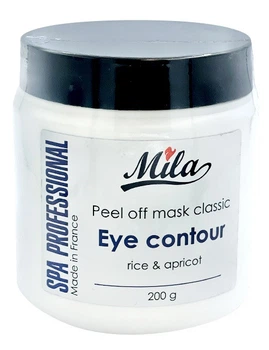 Альгінатна маска Для контуру очей з абрикосом / MASK CLASSIC EYE CONTOUR POWDER, ТМ МіІа, Франції, 200 г
