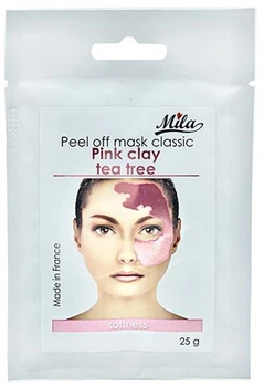 Альгінатна маска Чайне дерево і рожева глина — антиакне / Mask classic softness powder, ТМ Mila, Франція, 25 г
