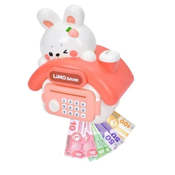Детская копилка Limo Toy Зайка Сейф с кодом и звуками M 5978 I UA