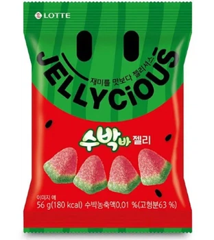 Конфеты желейные со вкусом арбуза JELLYCIOUS 56г