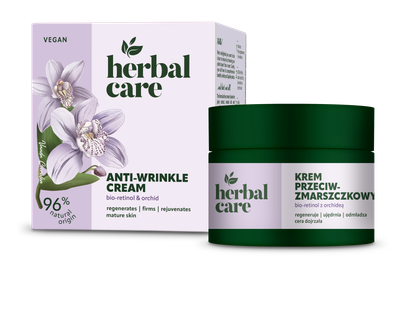 Крем Herbal Care для обличчя від зморшок Біоретинол і орхідея 50 мл