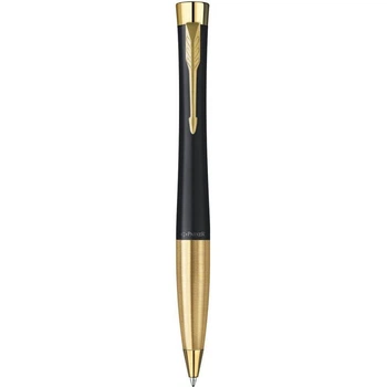 Ручка Parker, Паркер Urban Muted Black з позолотою, кулькова