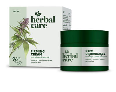 Крем для лица Укрепляющий Биоколлаген и конопляное масло Herbal Care Farmona 50 мл 5900117982815