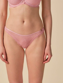 Трусики Gossard Vintage Romance 22203SPI чарівні бразиліани з мережива в стилі шантильї S Soft pink (5053014988791)