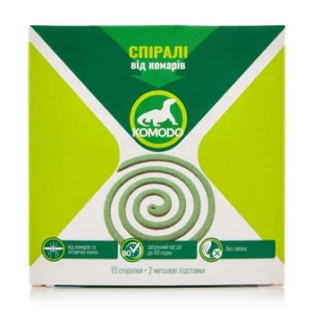 Спирали от комаров Komodo, 10 шт 008o