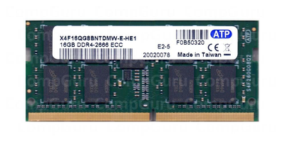 Оперативная память для NAS Synology DDR4 16GB 2666MHz ECC SO-DIMM PC4-2666 ATP HPE P06210-091 сетевые хранилища