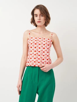 Футболка жіноча Zara 8342/611 XS Червона (08342006116012_beige)