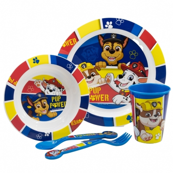 Набір дитячий Paw patrol pup power пластиковий 5 предметів 74650 Stor