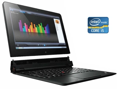 Нетбук-трансформер Б-класс Lenovo ThinkPad Helix / 11.6" (1920x1080) IPS Touch / Intel Core i5-3427U (2 (4) ядра по 1.8 - 2.8 GHz) / 4 GB DDR3 / 180 GB SSD / Intel HD Graphics 4000 / WebCam / Win 10 Pro / 2x АКБ б/у