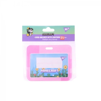Бейдж горизонтальний YES Minecraft Spring 940393 8.5х5.4 см 5061930