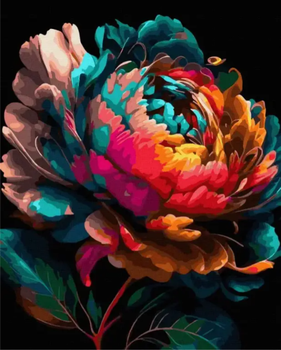 Картина по номерам Радужный цветок 40х50см RainbowArt GX47406