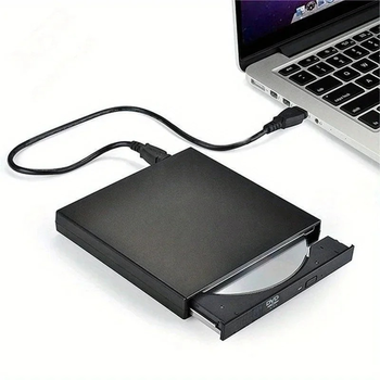 Внешний привод дисковод CD-DVD/CD-RW USB 2.0 Black