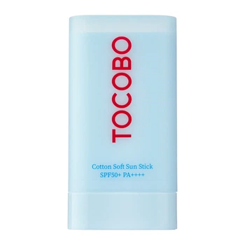 Увлажняющий солнцезащитный крем в стике Tocobo Cotton Soft Sun Stick SPF50+ PA++++, 19 грамм