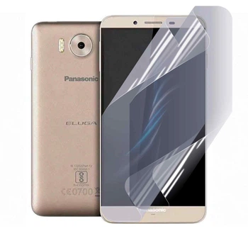 Антишпион приватная плёнка гидрогелевая для смартфона Panasonic Eluga Note противоударная прозрачная