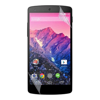 Плёнка гидрогелевая для LG Google Nexus 5 глянцевая противоударная прозрачная