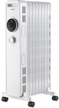 Масляний радіатор Kumtel KUM-1225S-White 2000 Вт