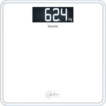Ваги підлогові електронні Beurer SignatureLine White GS-400 200 кг білі