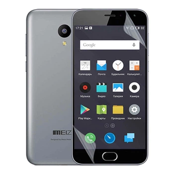 Плёнка гидрогелевая для Meizu m2 глянцевая противоударная прозрачная
