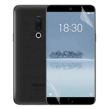 Плёнка гидрогелевая для Meizu 15 глянцевая противоударная прозрачная
