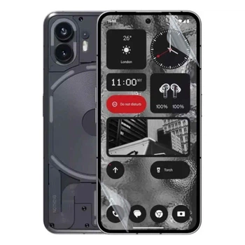Плёнка гидрогелевая для Nothing Phone (2) глянцевая противоударная прозрачная