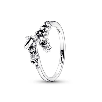 Срібна каблучка Pandora Пандора Блискуча фея Дінь-Дінь 192516C01 (16.5)