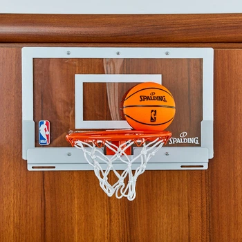 Щит баскетбольный с кольцом сеткой и креплением на дверь S-G NBA Arena Slam 180 56103CN Размер 46x27см Кольцо d-22,5см