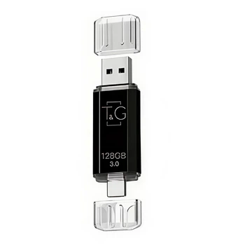 Флешка USB TG128gb USB с разъемом Type C Цвет черный