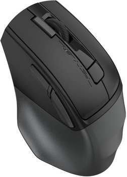 Компьютерная мышь A4tech Fstyler FB45CS, Desk+Air, Stone Grey, оптическая, Bluetooth/2.4 ГГц, 1000/1600/2000 dpi, 7 кнопок, встроенный аккумулятор, USB