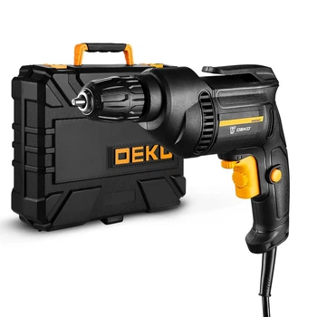 Дрель электрическая с набором из 92 деталей в кейсе 600W DEKO (S5002-DKED10Z1-S2)