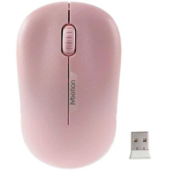 Беспроводная мышь MeeTion MT-R545, 2.4G, 1600DPI, 1xAA, pink