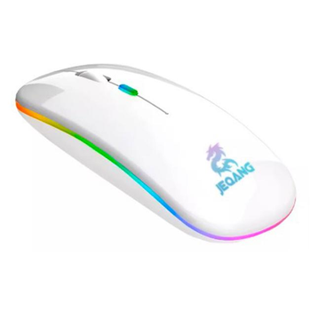 Беспроводная мышь JEQANG JW-AP02 led, 800-1600DPI, 2.4G, 2xAAA, Белый