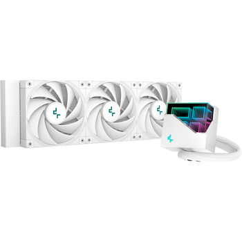 Система водяного охлаждения DeepCool Gammaxx LT720, 360mm, 4-pin, 3 вентилятора, белая (R-LT720-WHAMNF-G-1)