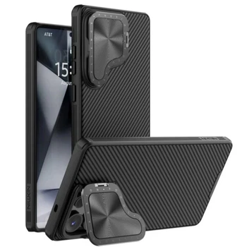 Чохол Nillkin CamShield Prop для Samsung Galaxy S25 Ultra з металевим кільцем для бездротової зарядки black