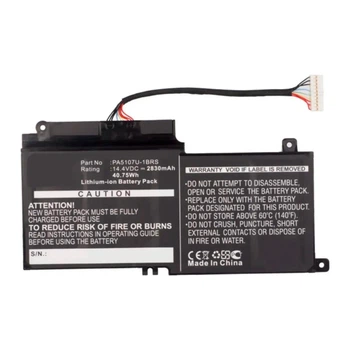 Батарея для Toshiba Satellite L40 L50 L55 P50 P55 S55 PA5107U-1BRS 14.4V 40.75Wh 2830mAh