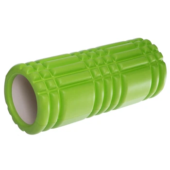 Роллер массажный цилиндр (ролик мфр) 33см Grid 3D Roller SP-Sport FI-6277 салатовий