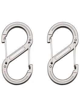 Брелоки-карабіни Munkees 3276 Forged S 6 mm x 60 mm Grey (1012-3276-GR)