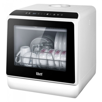 Компактная посудомоечная машина iHunt Portable Dishwasher с резервуаром для воды 5 л, 5 программ, сенсорное управление, без подключения к водопроводу