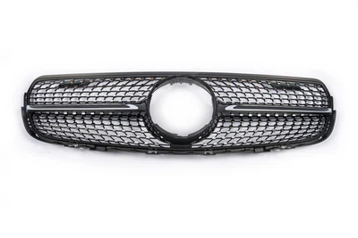 Решетка радиатора Diamond Black для Mercedes GLC X253 2015-2019 (без камеры)