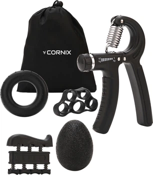 Набір еспандерів Cornix Hand Grip Workout Kit 5 шт Black (XR-0269)